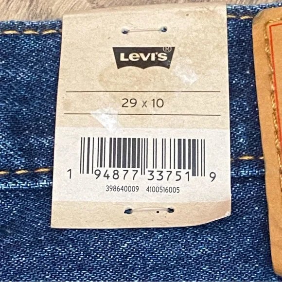 Levis 405 Standard Shorts Mens Size 29 Denim Cotton 10” Inseam - Picture 5 of 16